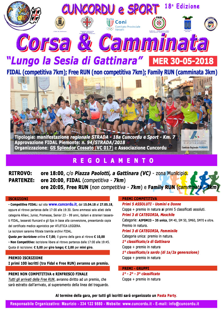 Corsa Podistica 3km e 7km