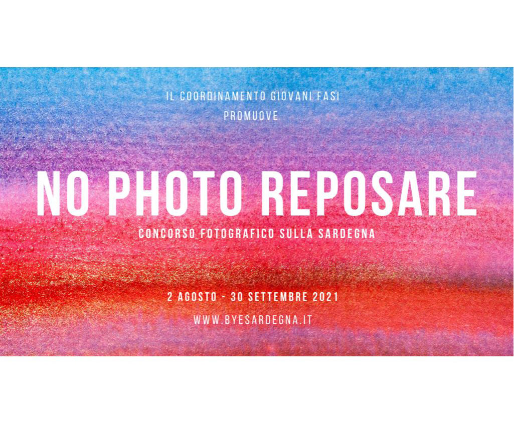 24-09-2021 Concorso fotografico NO PhOTO REPOSARE 2021 - scade il 30 settembre 2021