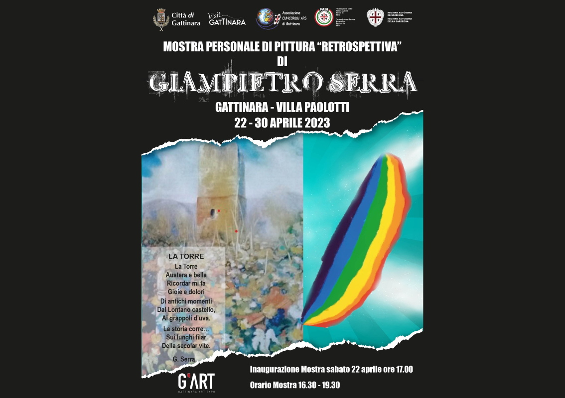 22..30-04-2023 Mostra personale di pittura di Giampietro Serra "retrospettiva"