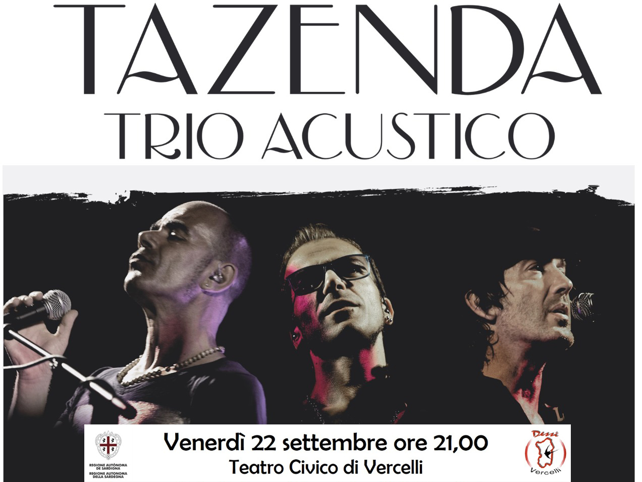 22-09-2023 I Tazenda a Vercelli in “Tazenda trio 2023”