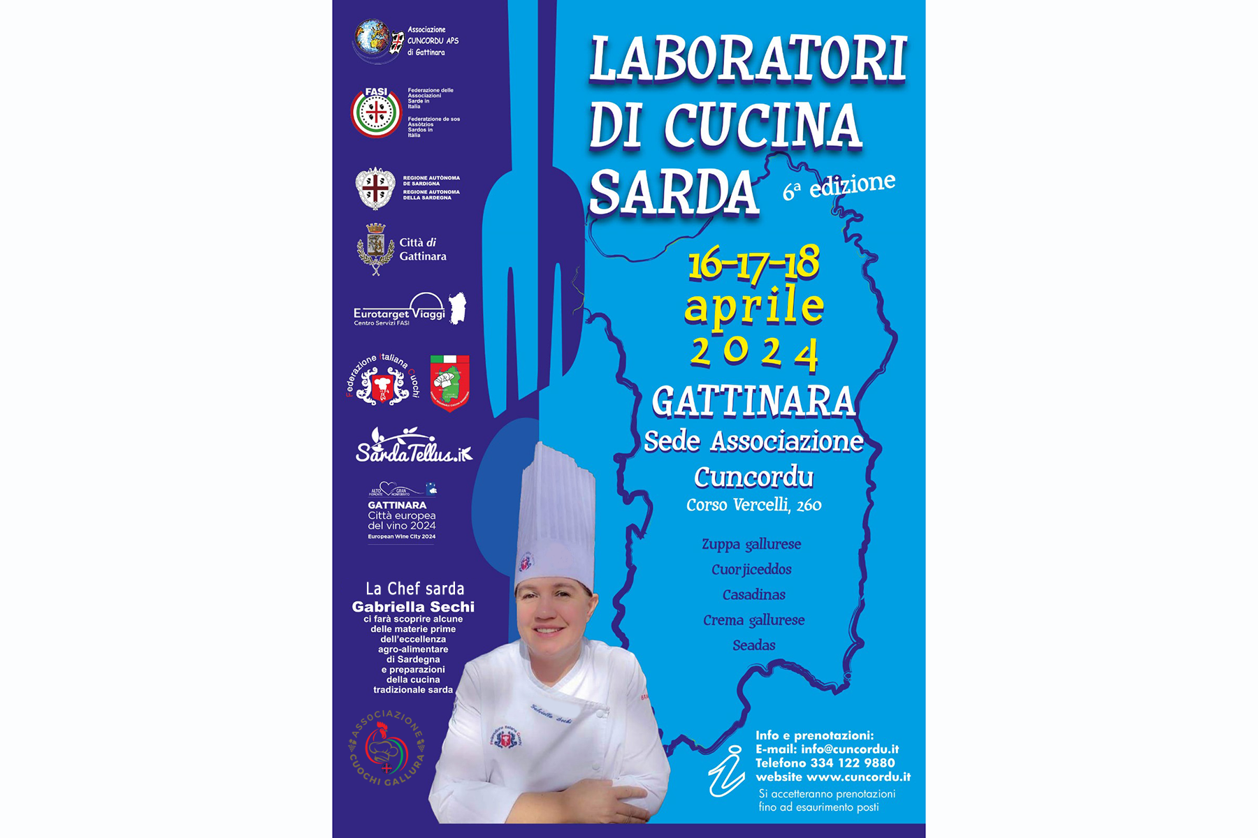 16/18-04-2024 Laboratori di Cucina Sarda - 6a Edizione