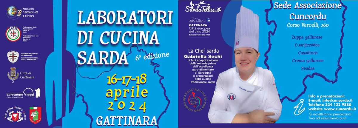 Laboratori di Cucina Sarda 2024 - 6a Edizione