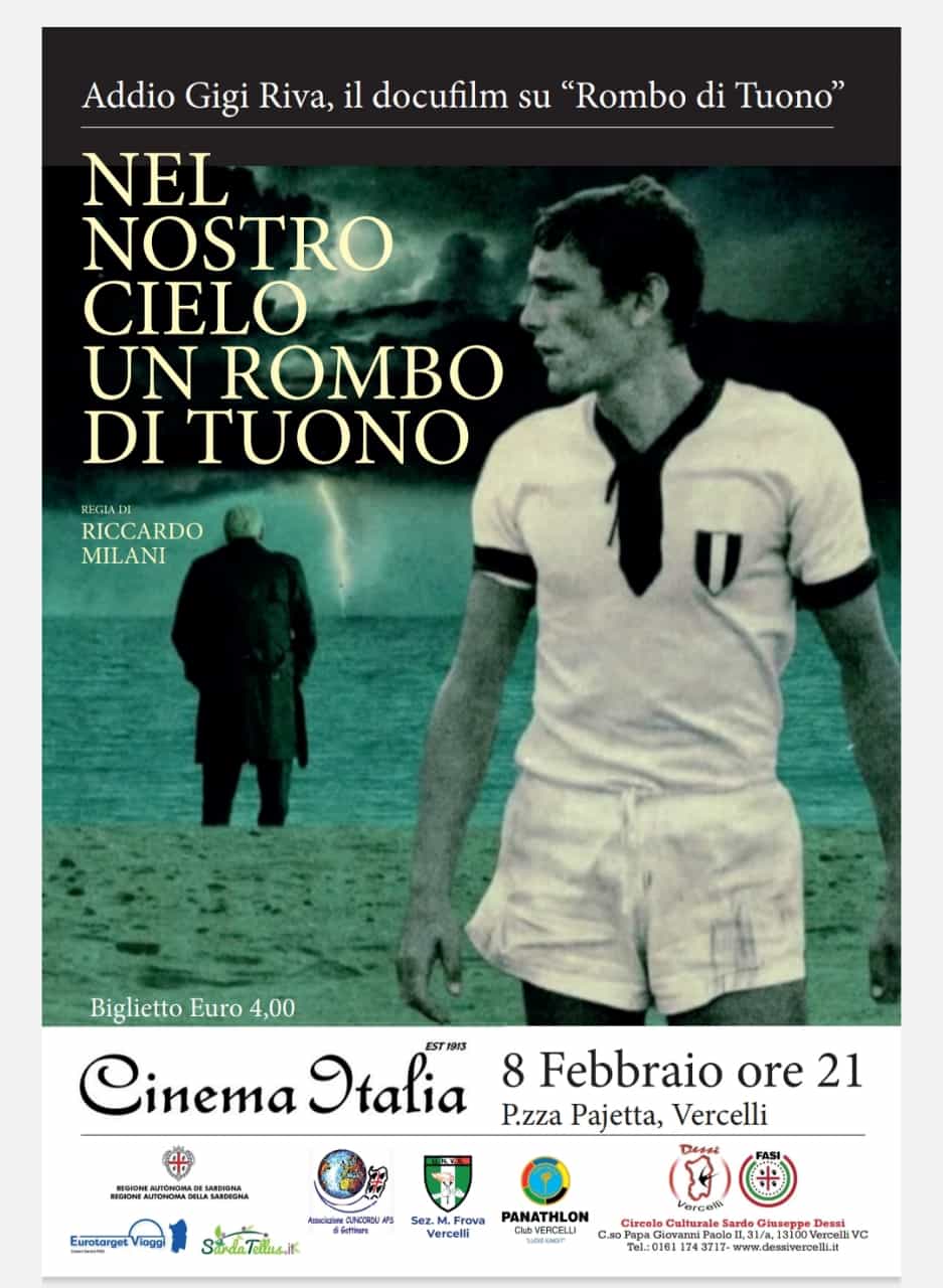 08-02-2024 - Proiezione di “Nel nostro cielo un rombo di tuono” in ricordo di Gigi Riva