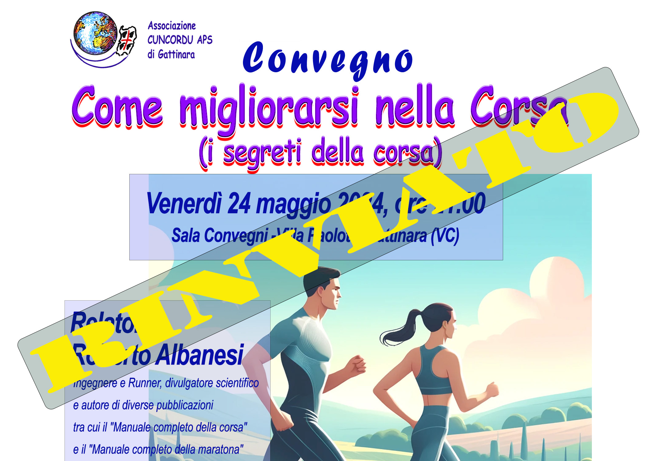 24-05-2024 Come migliorarsi nella corsa - Relatore Roberto Albanesi