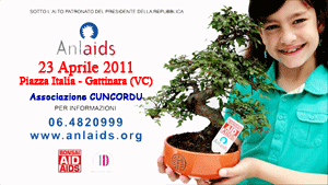 Cuncordu sostiene “BONSAI AID AIDS” a Gattinaral
