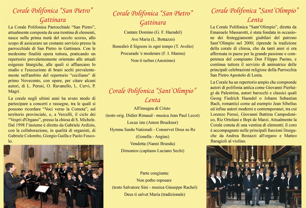 Concerto Corali 2014