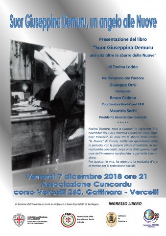 2018-12-07 Libro su Suor Giuseppina Demuru